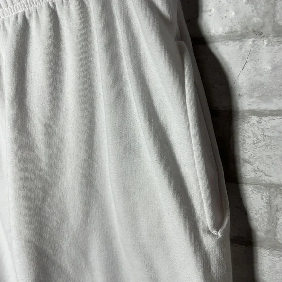 Pink Victoria’s Secret white spellout sweatpants size large - Picture 5 of 10